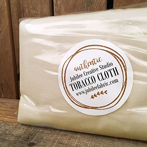 Natural Unbleached Tobacco Cloth Cotton Fabric Lightweight for