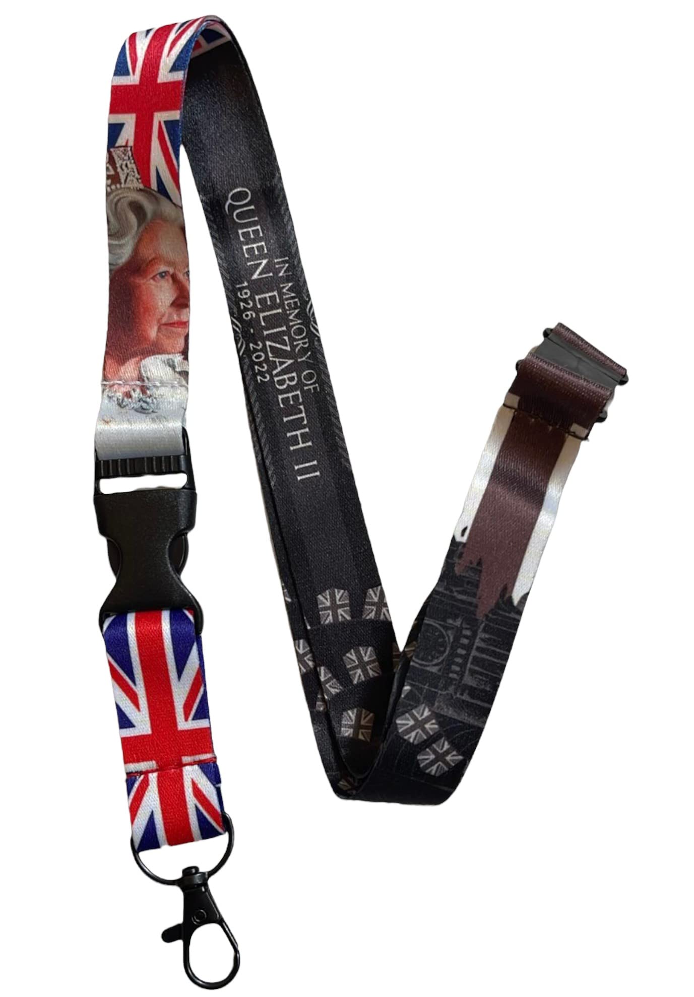 PAC Supplies Global In Memory of Queen Elizabeth II 1926-2022 - Collector's Edition Memorial Neck Lanyard (1)