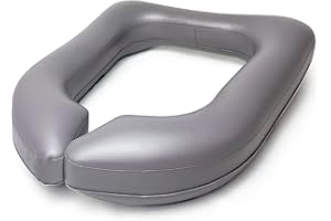 Comfort Adjustable Raised Toilet Seat for Post-Surgery, Pregnant, Seniors & Recovery - Easy Clean & Durable Supports 220lb,(1