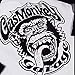 Gas Monkey Garage Men's Mens Official 04 Baseball Long Sleeve T Shirt Black Large – Chest 40-42 Inches White & Black
