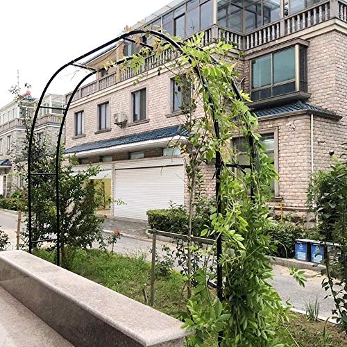 Outech 1,2 M 1,4 M 1,8 M Gartenbogen Aus Schwarzem Metall, Hochleistungs Rosenbogen, Für Verschiedene Kletterpflanzen… – Bild 3