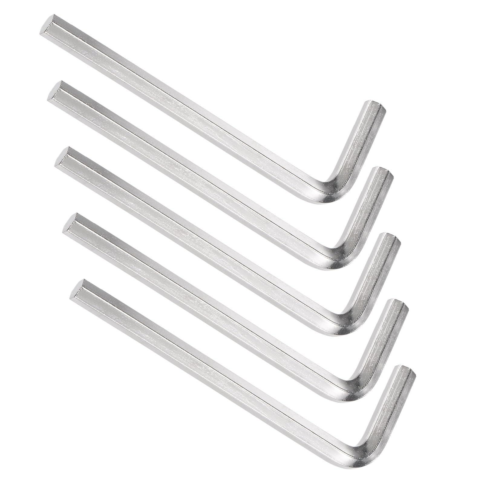 CoCud L-Handle Hex Key Wrench, 5mm Metric, CR-V L-Shape Hexagon Head Spanner - (Applications: for Home Repair and Mechanical Maintenance), 5-Pieces