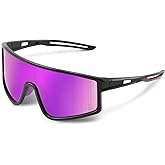 Kegrimi Sports Baseball Cycling Sunglasses for Men: Polarized Sunglasses for Women Youth UV400 Protection Running