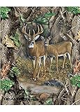New Design Real Tree Cotton Fabric Real Tree Camouflage Deer Quilt Panel in Forrest-Sold by The Panel ...