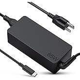 65W USB C Charger for Lenovo Laptop - Thinkpad, Chromebook, Yoga Series [UL Certified Safety]