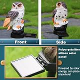 Apluskis Owl Solar LED Garden Light Outdoor Waterproof Brown view 4