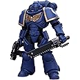 JoyToy Warhammer 40K Genuine License 1:18 Action Figure, Space Marines Ultramarines Outriders Brother Catonus, 4.96 inch Collectible Action Figures Sets