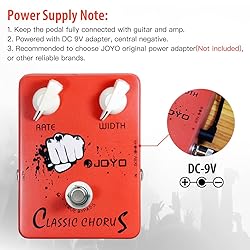 JOYO Chorus Pedal Crisp & Transparent Chorus Full