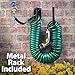 Melnor Garden Coil Hose with All Brass Connectors and Storage Rack; Extends up to 50 Feet
