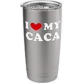 I Love My Caca, I Love My Caca Stainless Steel Insulated Tumbler
