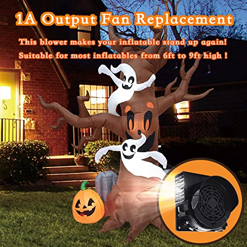 Replacement 1A Air Blower for Independence Day Christmas Inflatables, 1.5A Adapter for Christmas