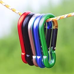 munkees 2-Pack 8-Shaped Carabiner Clips
