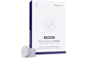 Sonic Dental Cleaning Tablets with Steribrite® - 30 Tablets, 1 Month Supply. for use with The Sonic Pro