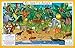 Tot Talk Explore The Jungle Educational Placemat for Kids – Made in USA – Durable, Double-Sided, Jungle Placemat with Animal Facts, Coloring & Multilingual Names– Waterproof Wipeable, 17.5” x 11.5”