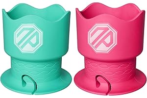 niphean Paddle Board Cup Holder 2 Pack, Versatile Kayak Accessories Drink Holder for Various Container Sizes, Durable and Stable Boat Cup Holder for SUP Paddleboard & Kayak