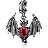 Bat Charms 925 Sterling Silver Gothic Bat Charms for Bracelets Gothic Jewelry Gifts for Women