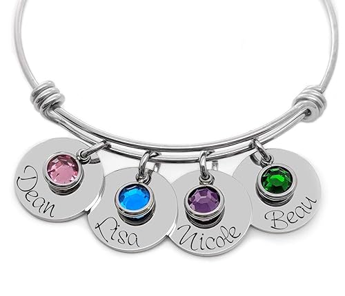 mothers bracelet with names