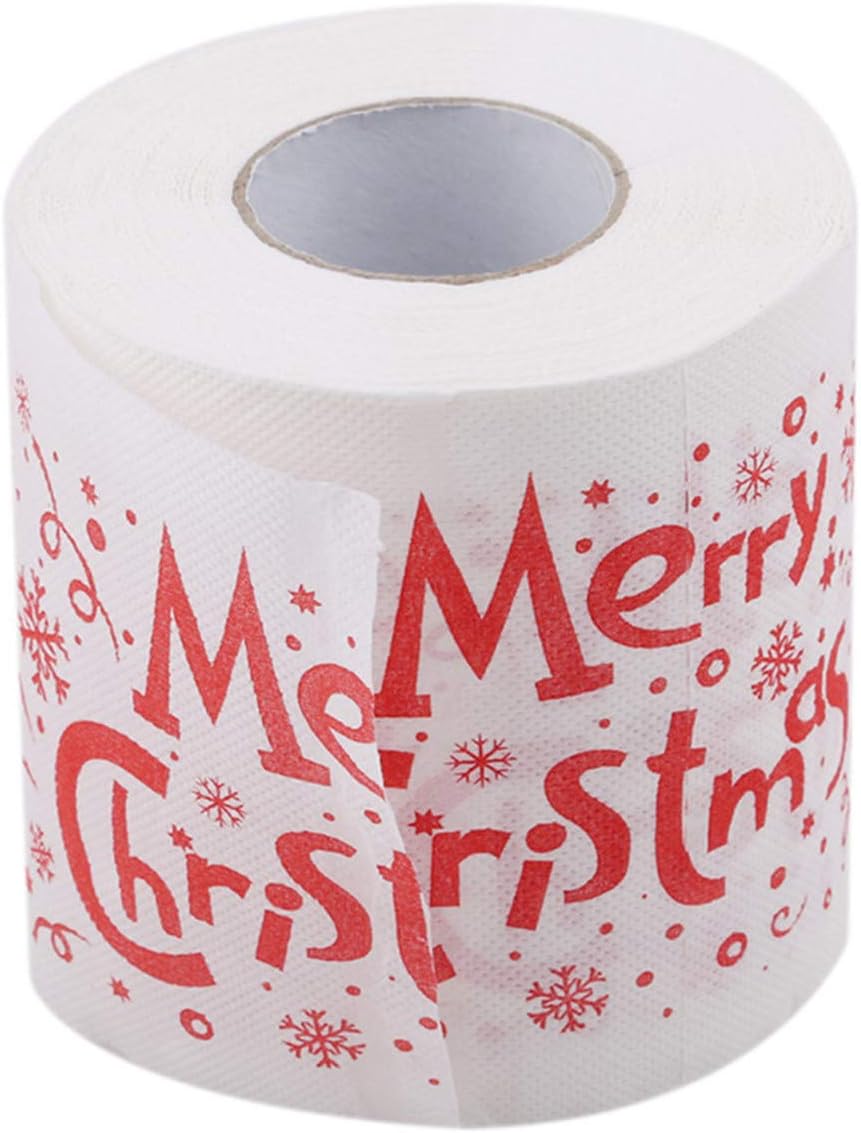 Bigsweety Christmas Pattern Series Printed Toilet Tissue Home Bath