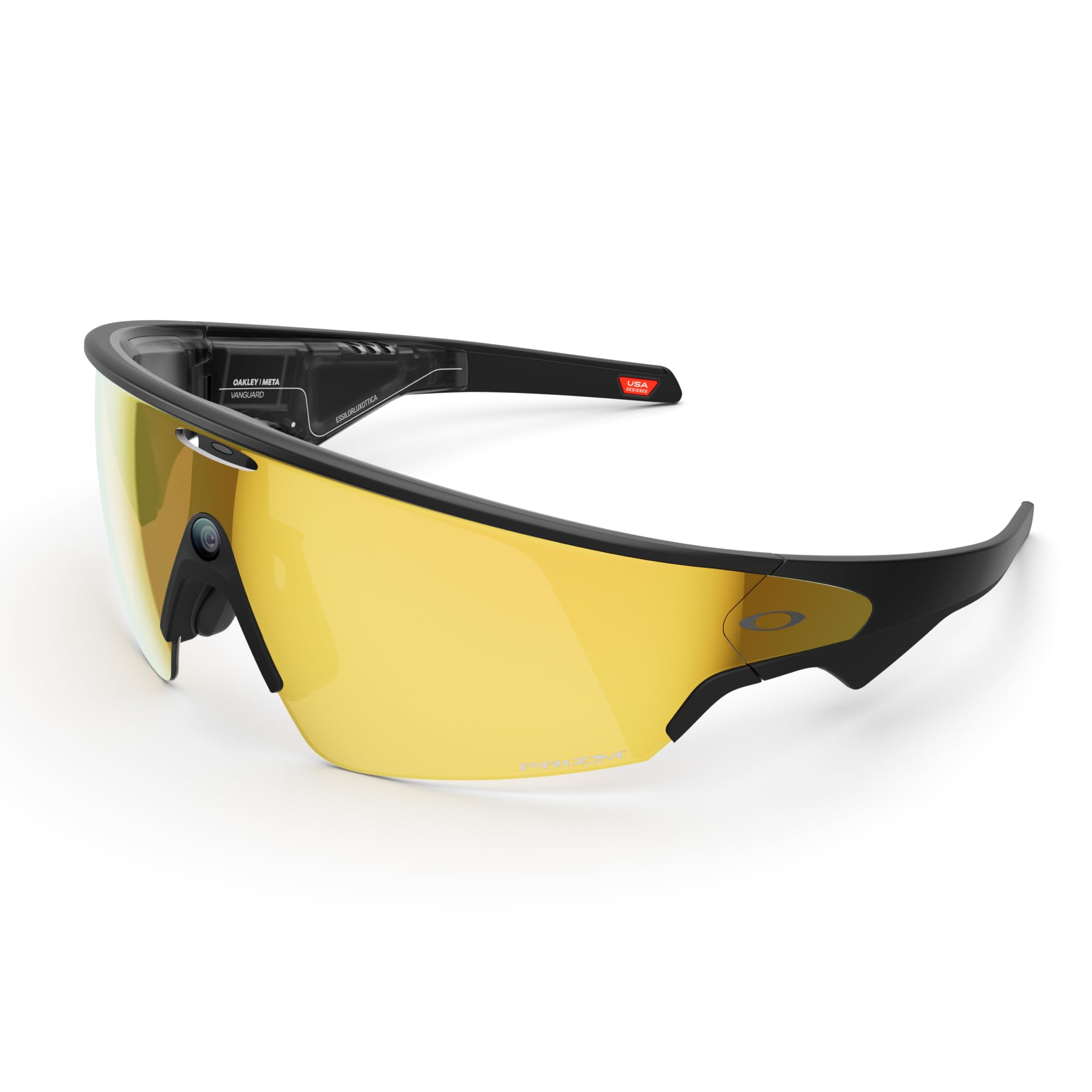 Photo 1 of Oakley | Meta Vanguard with Meta AI, Audio, Photo, Video Compatibility - Black, Prizm™ 24K