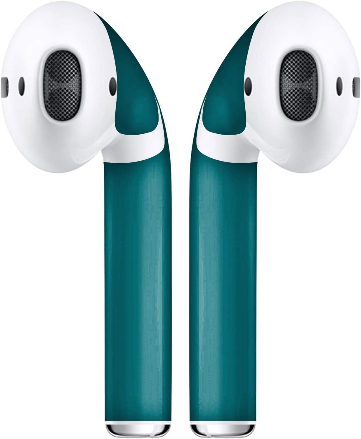 Airpod Skins Protective Wraps - Newest Single Piece Model - Free Lifetime Replacements Included - Maximum Coverage Available (Turquoise)