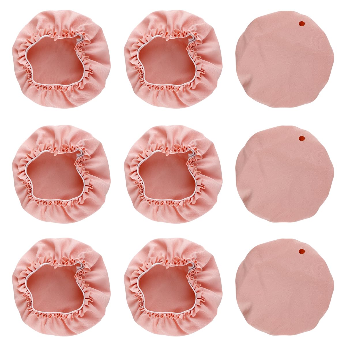 Thyonta 10 Pcs Anti Spike Drink Cover - Portable Secure Anti-Dust Nighttime Drink Cover Anti-Tampering Cup Lid Hair Tie Set with Straw Hole (Multicolor)