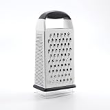 OXO Good Grips Box Grater Silver and Black with Container view 5