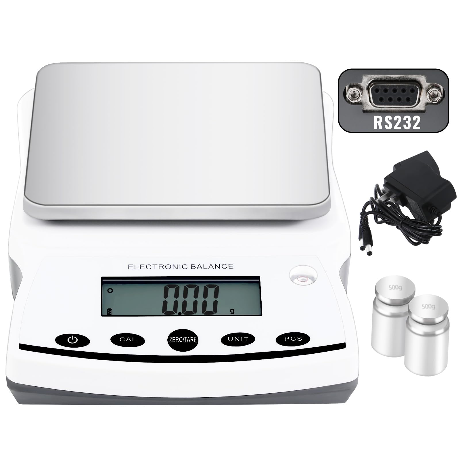Scale Port Lab Sheripet Lab Scale 6000g x 0.01g High Precision Electronic Analytical ...