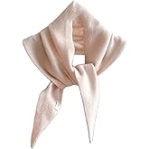 Wendyfull Knit Triangle Scarf Wool Head Scarf for Women Cashmere Bandana Y2k Downtown Girl Aesthetic Accessories Fisherman