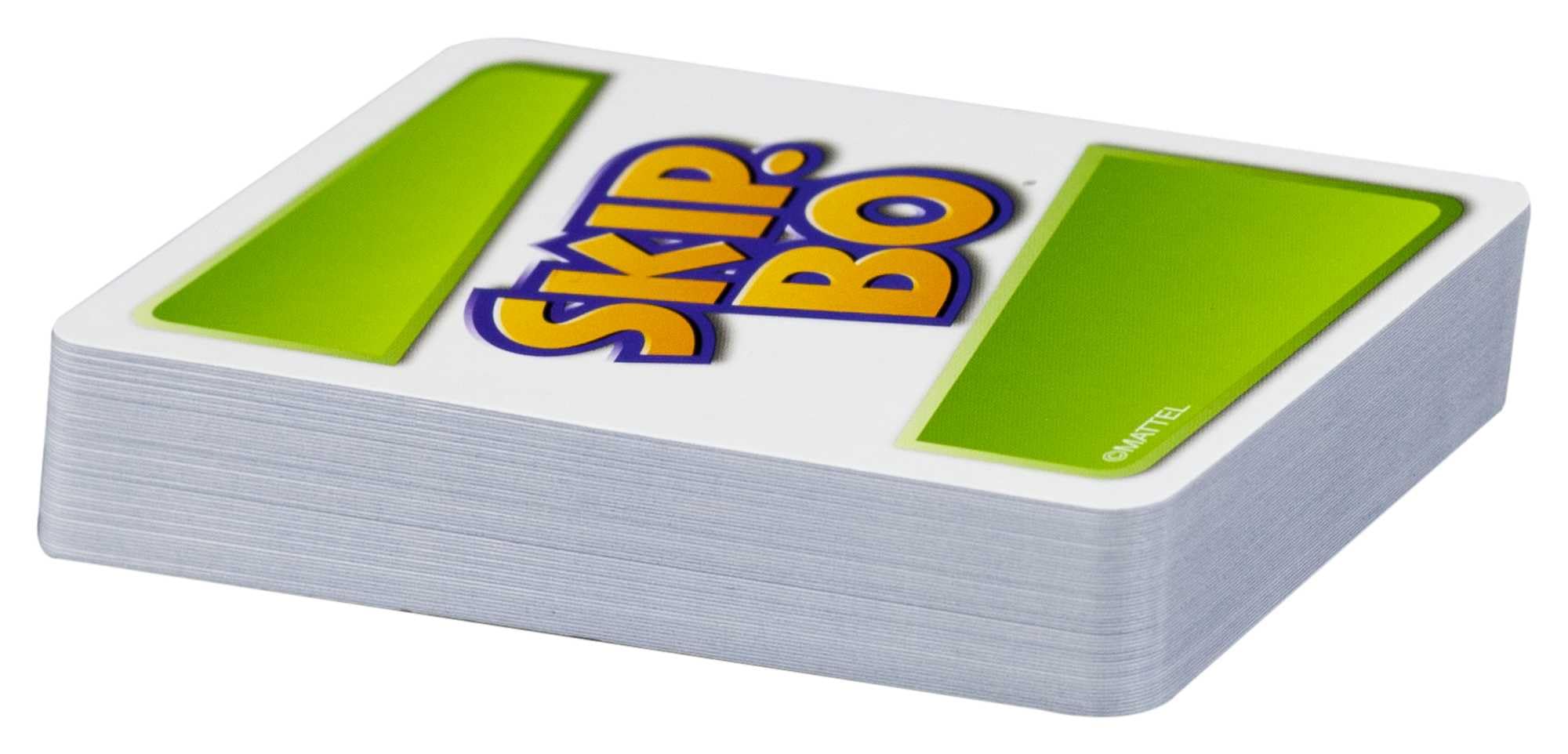 Mattel Games Skip-BO, Kartenspiele für die Famile, Perfekt als Kinderspiel, Reisespiel oder Spiel für Erwachsene, Gesellschaftsspiel, für 2-6 Spieler, ab 7 Jahren, 52370 5