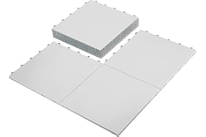 INOUT FLOORING Hockey Revolution High Durability Colored Dryland Flooring Tiles - Slick Interlocking Training Surface for Stickhandling, Shooting, Passing - Suitable for Indoor & Outdoor Use