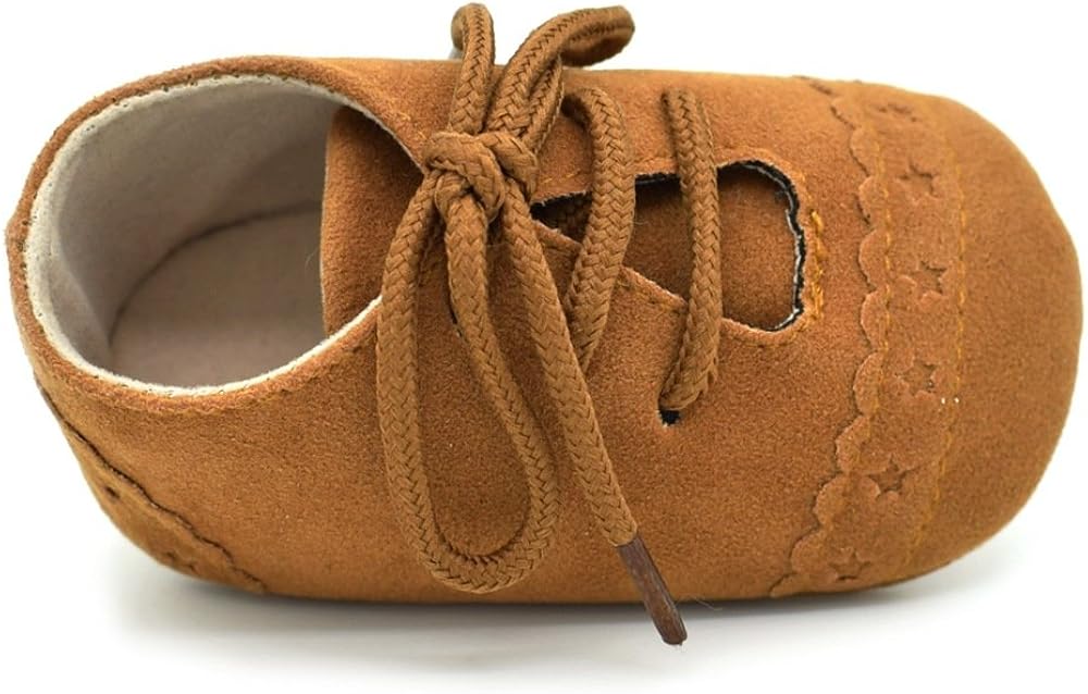 Dukars Baby Boys Girls Soft Sole Moccasins Lace-up Infant Toddler Shoes Sneaker: Clothing