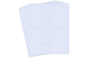 S SUPERFINE PRINTING Blue Stone Stationery Parchment Paper – Great for Writing, Certificates, Menus and Wedding Invitations | 24Lb Bond Paper | 8.5 x 11” | 50 Sheets/Pack