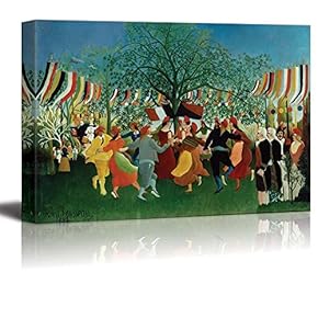 A Centennial of Independence by Henri Rousseau - Canvas Print Wall Art Famous Painting Reproduction - 12" x 18"