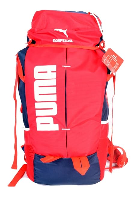 Kart Trade Polyester 75L Waterproof Red Rucksack Backpack