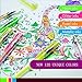 120 Colors Gel Pens Set,Medium Metal Point,Assorted Colors,Perfect for Adult Coloring books Drawing,Painting,Writing