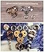 MultiBey Tri Fidget Spinner, Hybrid Ceramic Bearing, Diamond Tangent Plane, Precision Parts, EDC Toy, Champaign Gold/ Mirror Silver, Pack of 1 Set (Champaign Gold)