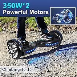 SISIGAD Hoverboard 6.5" Two-Wheel Self Balancing