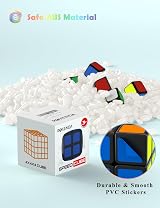ROXENDA 5x5 Speed Cube Original Durable Stickered Colorful Puzzle view 4