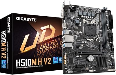 Gigabyte H510M H V2 Motherboard Intel 11th Gen CPU DDR4 3200MHz M.2 USB 3.2 GbE