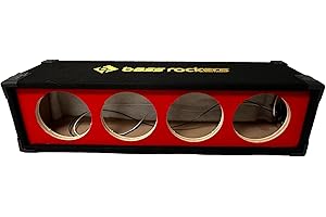 Bass Rockers Array Box Enclosure BRHB6 4 Driver Horns 4 x 6.5 Speakers Xtreme Durable Strong Wood Subwoofer Boxes Color Carpet Chuchera Horn Brazilian Style