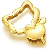 14K Yellow Gold Clasp for DIY Necklace Bracelet Jewelry Making, Lobster Clasp Extender Necklace Clasp Connector Bracelet Extension(Style 8)