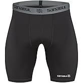 Sanabul Mens Compression Shorts for Martial Arts BJJ Grappling Nogi Shorts
