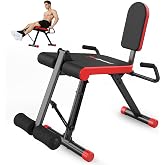 FasBrand Leg Extension Machine for Home Gym Seated Leg Workout Equipment | Silent 35/70LBS Resistance Steel Weight Bench for Lower Body Quadriceps Strength Training Home Fitness for Beginners Family