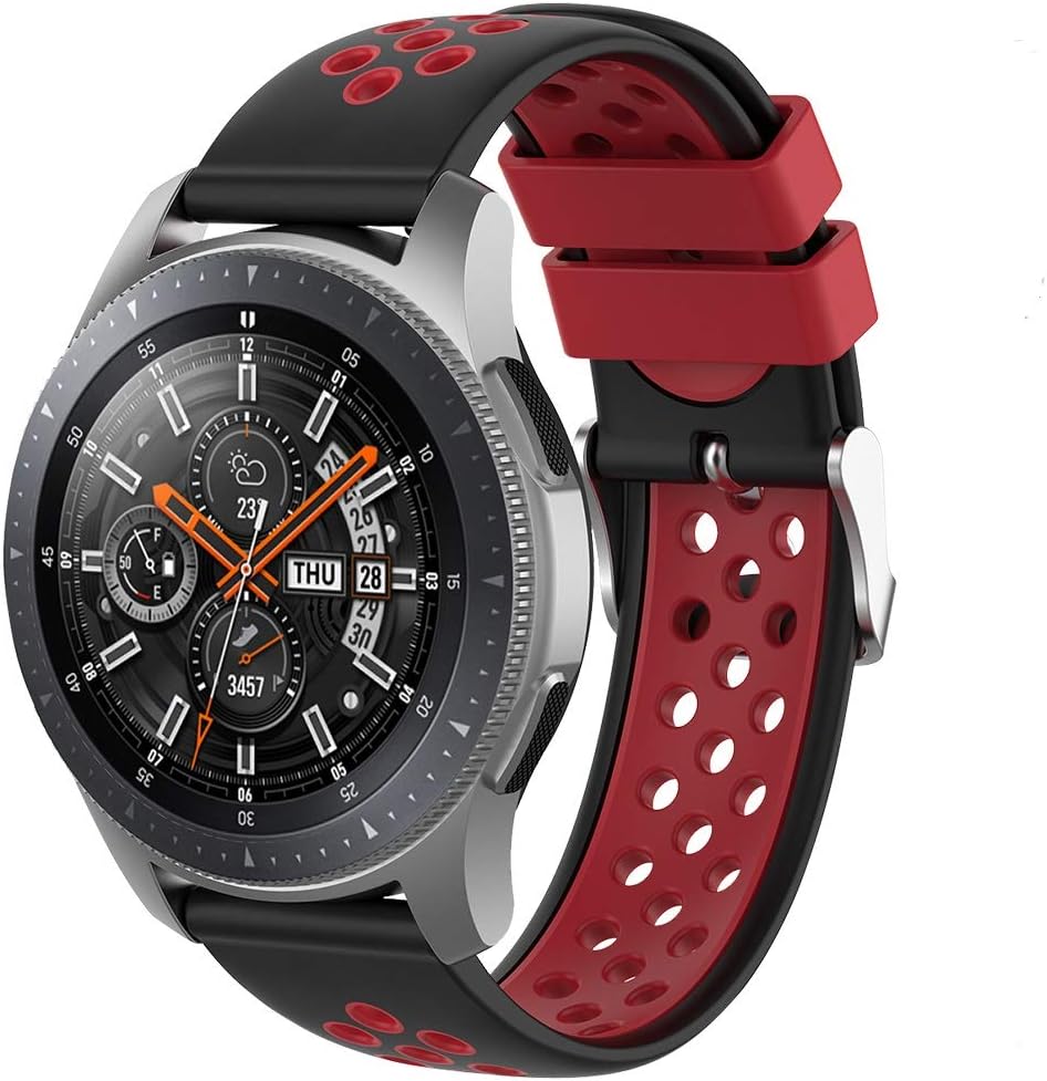 Songsier Compatible con Correa Gear S3 Frontier/Galaxy Watch 3 45mm/Galaxy Watch 46mm/Gear 2 /Huawei Watch GT2 46mm/Watch GT 46mm/Moto 360, Correa de ...