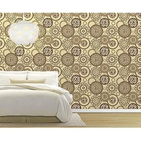 Large Wall Mural - Seamless Leopard Skin Pattern | Self-Adhesive Vinyl Wallpaper/Removable Modern Decorating Wall Art - 66"x96"