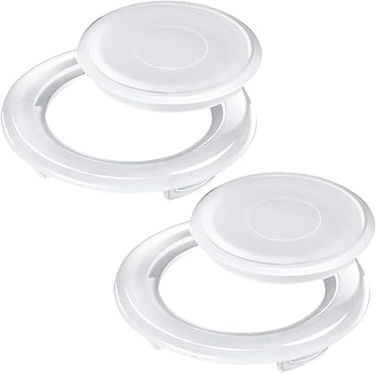 Amazon Com Bememo 2 Inch Patio Table Umbrella Hole Ring And Cap Set Standard Size Umbrella Thicker Hole Ring Plug And Cap Set Translucent 2 Set Garden Outdoor