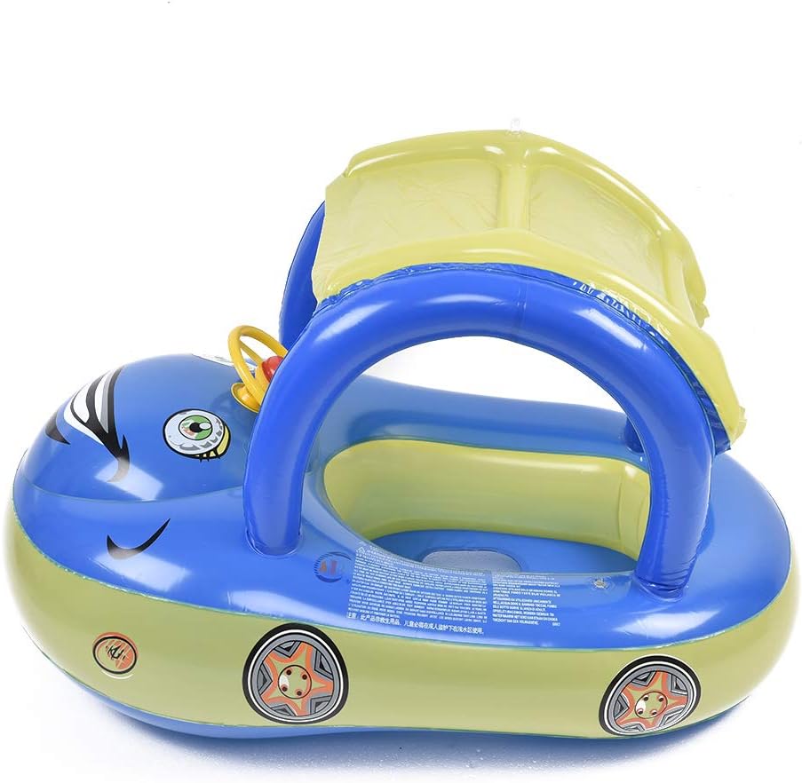 Earlyad Bebé Piscina Flotador Asiento Barco Inflable Anillos de