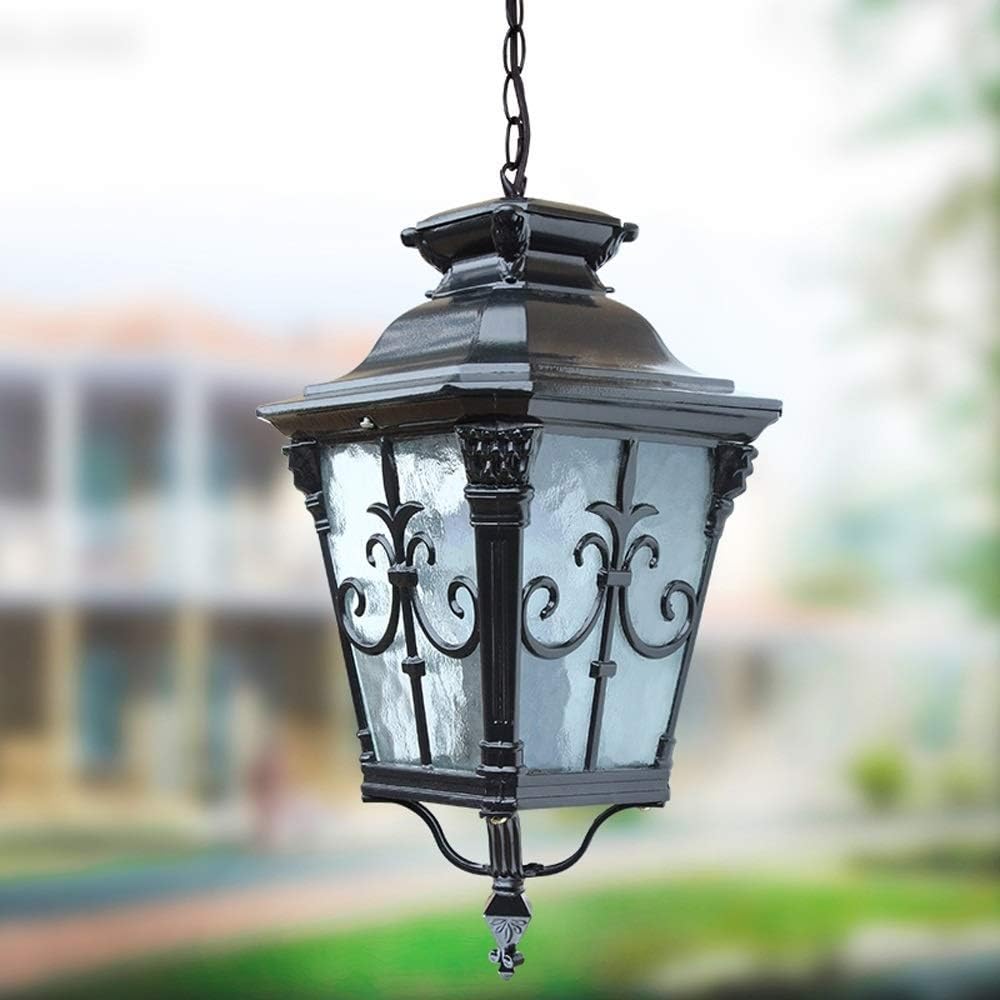 AISHANG Luz de Techo al Aire Libre Antigua Europea Candelabro