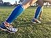 BeVisible Sports Calf Compression Sleeve - Leg Compression Socks For Men and Women | Calf Sleeves for Shin Splints Running Cycling Travel Nursing Maternity Varicose Veins Calf Pain Relief & Recovery