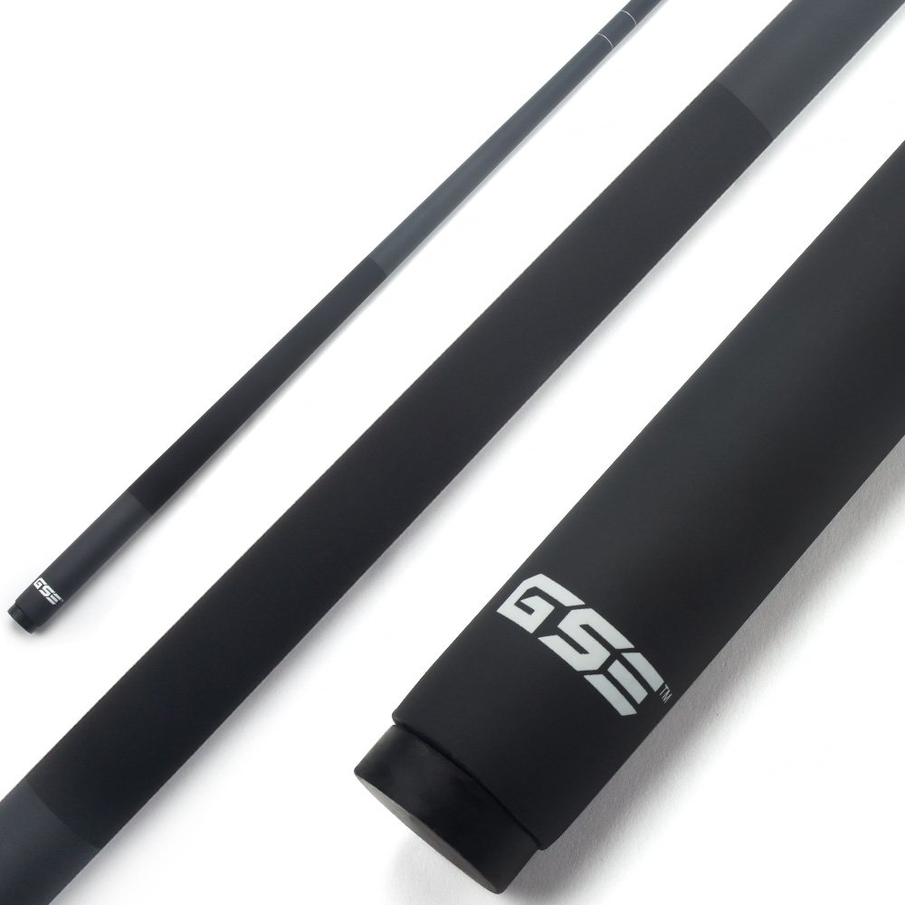 GSE Games & Sports Expert 58" 2-Piece Fiberglass Graphite Composite Billiard Pool Cue Sticks (Several Colors Available, Weight from 18oz, 19oz, 20oz, 21oz)